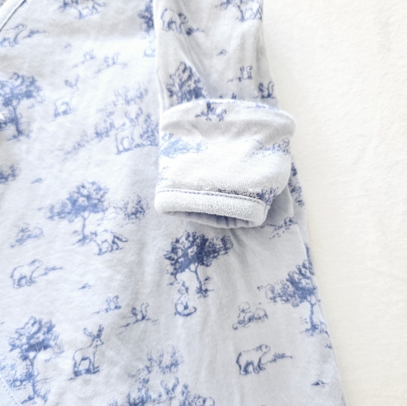 Janie and Jack newborn born footie with a hat - Picture 5 of 6